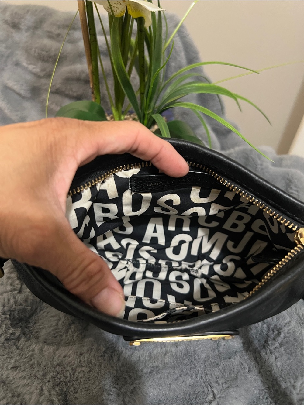Marc By Marc Jacobs Classic Q Percy Pebbled Leather Crossbody EUC retail $198 - Picture 7 of 8